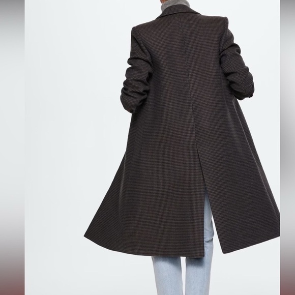 Mango houndstooth wool coat - Picture 2 of 4